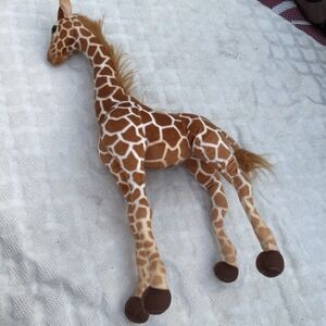 Linzy  Posable Giraffe Articulated Neck & Legs  Realistic Plush 22" Tall